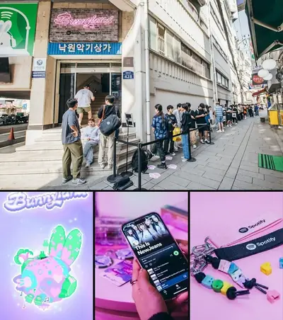 Spotify × NewJeans Bunnyland